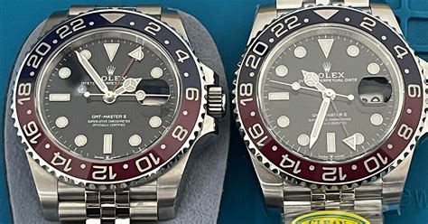 Rolex GMT Master II 126710BLRO Clean Factory vs Gen Comparison:.